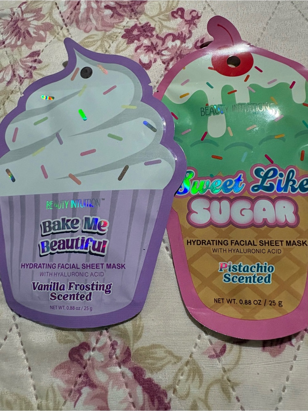 Beauty Nution Bake Me Beautiful Hydrating Sheet Mask - Vanilla Frosting (Purple)
